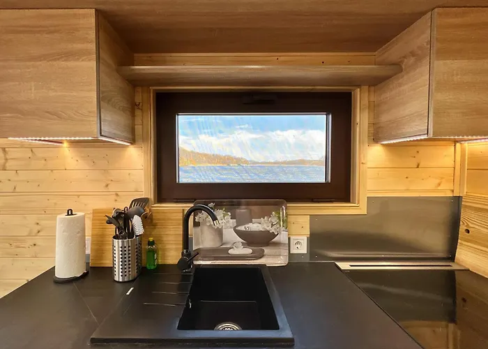 بوتيل Gemuetliches Hausboot Seeliebe Woma