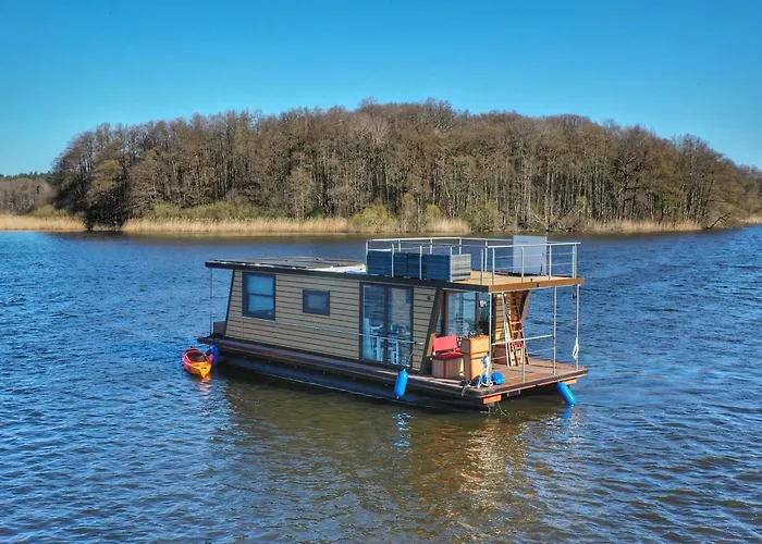 بوتيل Gemuetliches Hausboot Seeliebe Woma Fürstenberg-Havel
